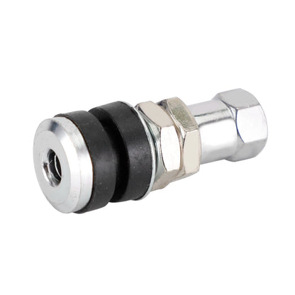 12Pcs TR161 Chrome Metal Bolt-In Tire Valve Stems for Universal (–)
