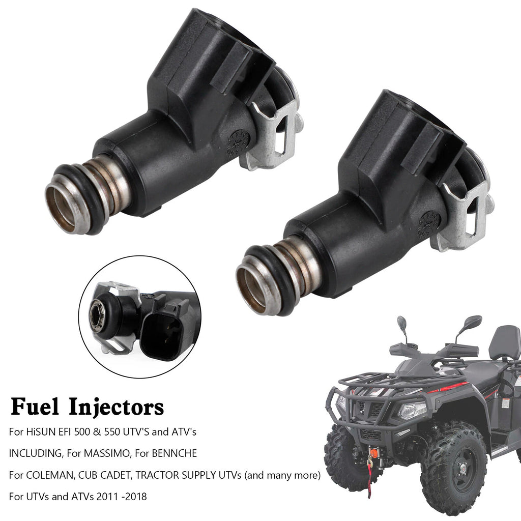 2X Fuel Injector 28160355 16400-004C-0000 for HiSun EFI UTV550 MSU500 HS500 T9