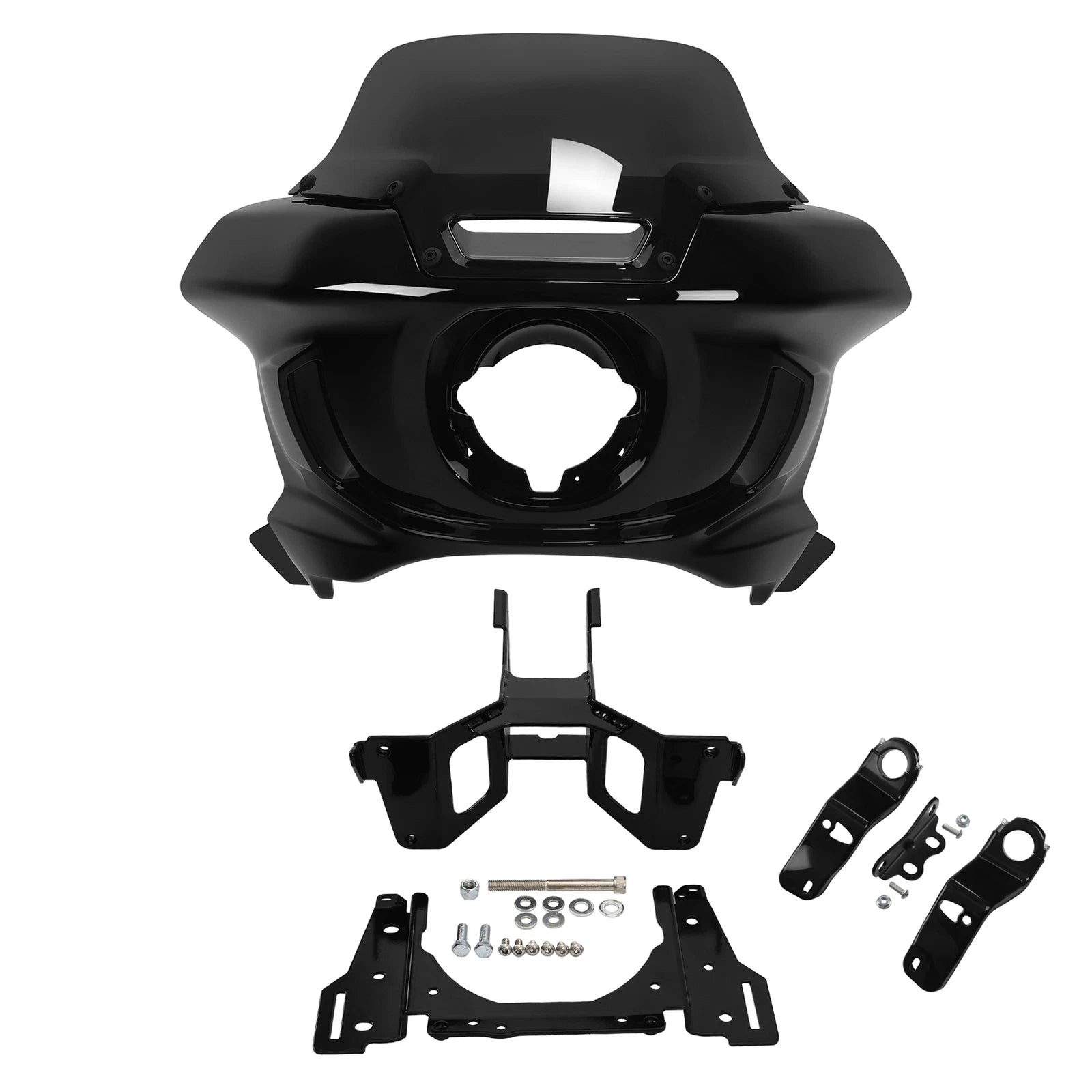 Front Headlight Fairing Windshield & Bracket for Harley Low Rider ST (2022–2023)