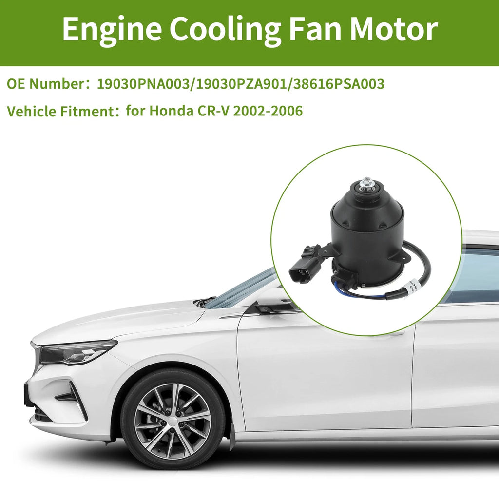 Radiator Fan Motor Replacement for Honda CR-V 2002–2006