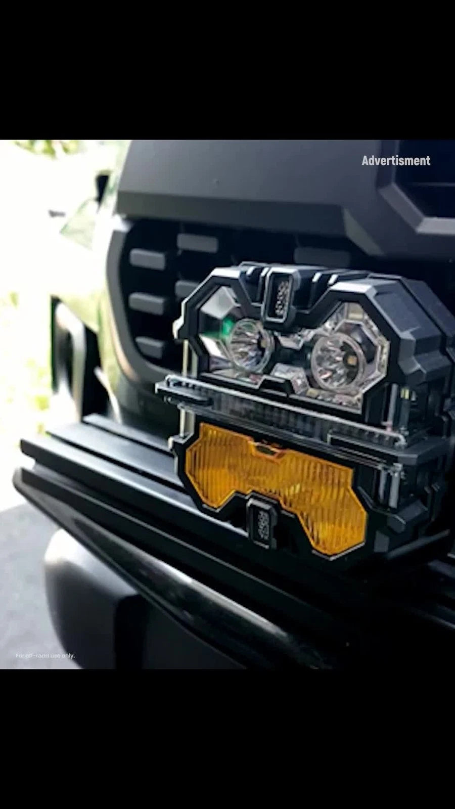 4PCS 5 Inch Square LED Light Covers for maXpeedingrods Driving Lights
