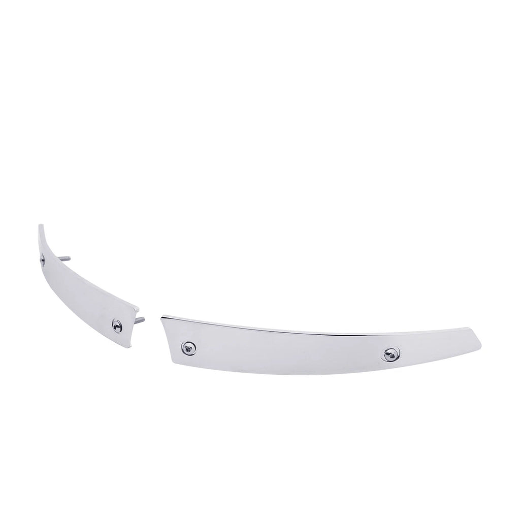 Split Windscreen Windshield Side Trim for Harley Road Glide (2015–2024) Chrome