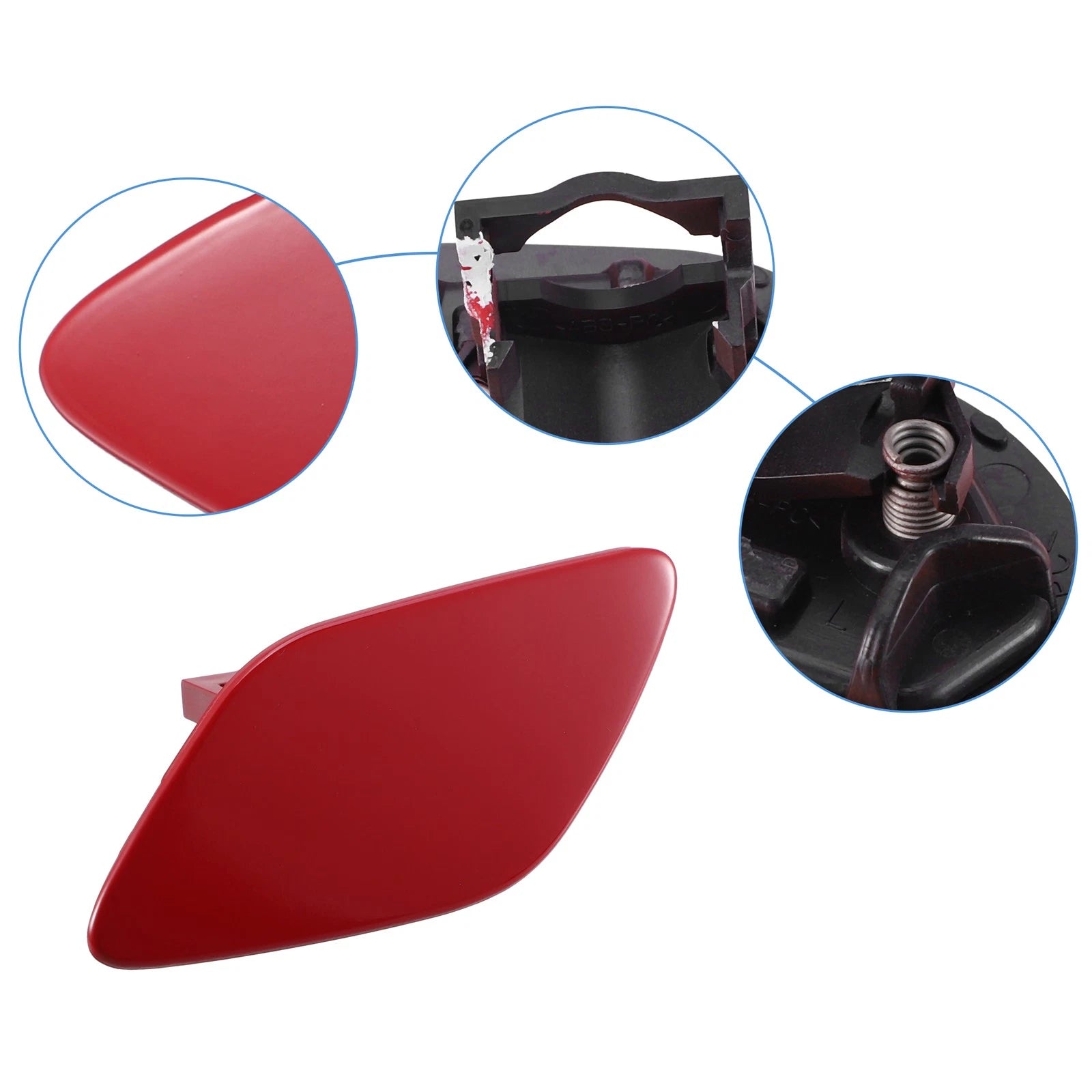 Front Left Bumper Headlight Washer Nozzle Cover Cap for BMW 328i (2012–2019)