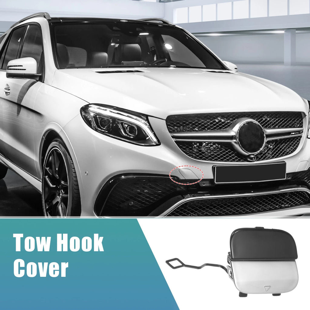 Front Bumper Tow Hook Cover Replacement for Mercedes-Benz GLE 63 (2016–2018)