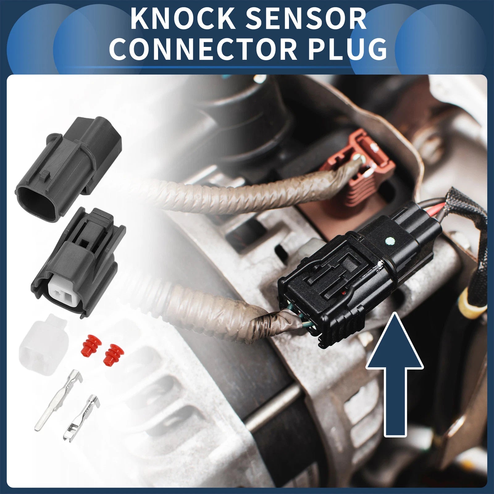 Knock Sensor Connector Plug for Honda K20 (2002–2006)