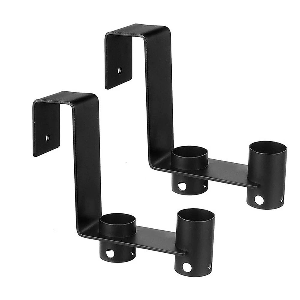 2X Metal Hook System for Pool Accessory Organizer Rack