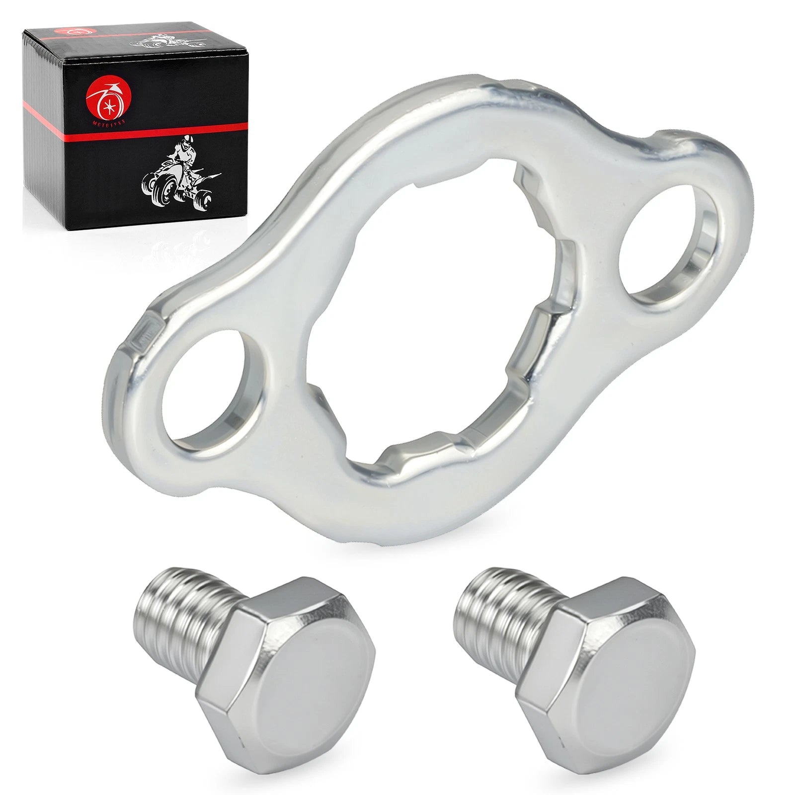 Front Sprocket Retainer Plate with Bolts for Honda CRF80F CT70 C70 XR75 XL75 (2004–2023)
