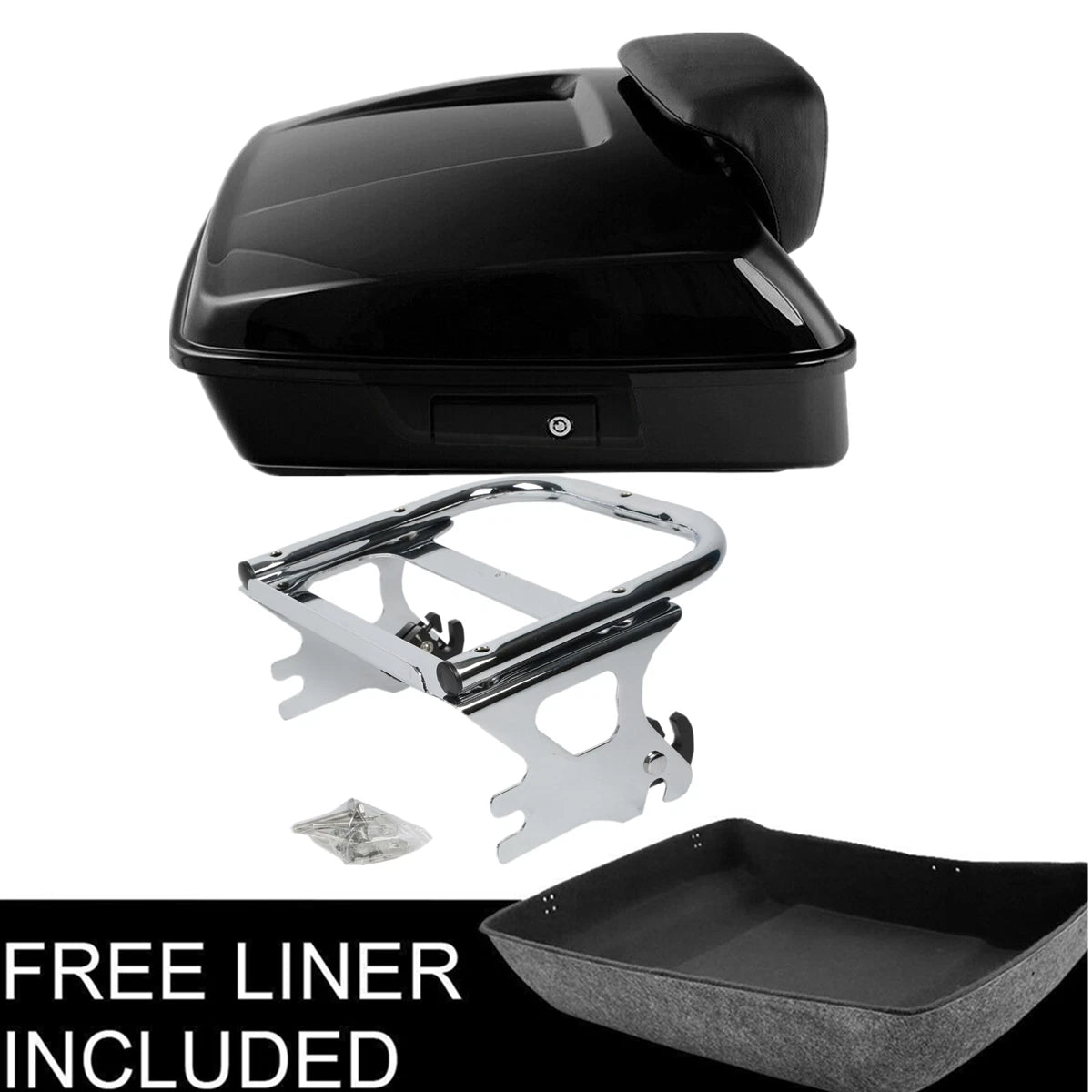 Trunk Mount Rack Pad for Harley Touring Electra Glide (1997–2008)
