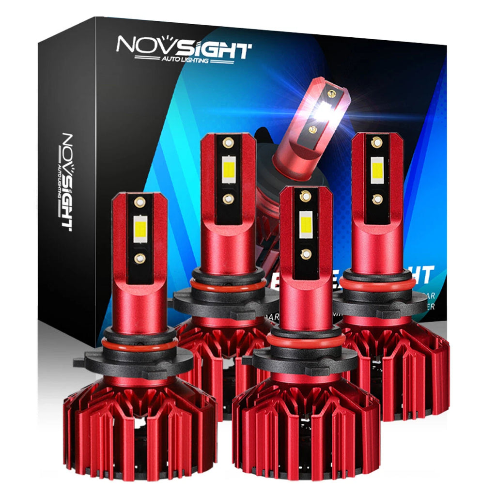 4X LED Headlight Bulbs for Chevy Silverado 1500 (2019–2021)