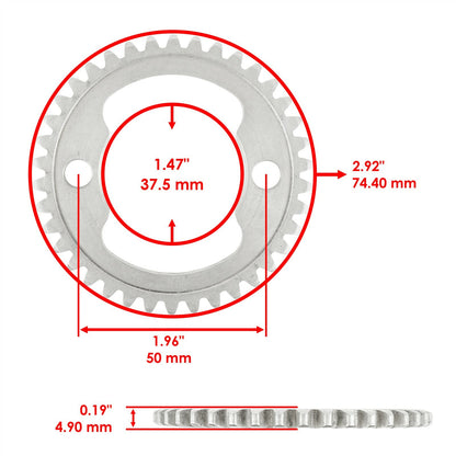Camshaft Timing Chain Guide Rail Replacement for Honda TRX300X 2x4 (2009)
