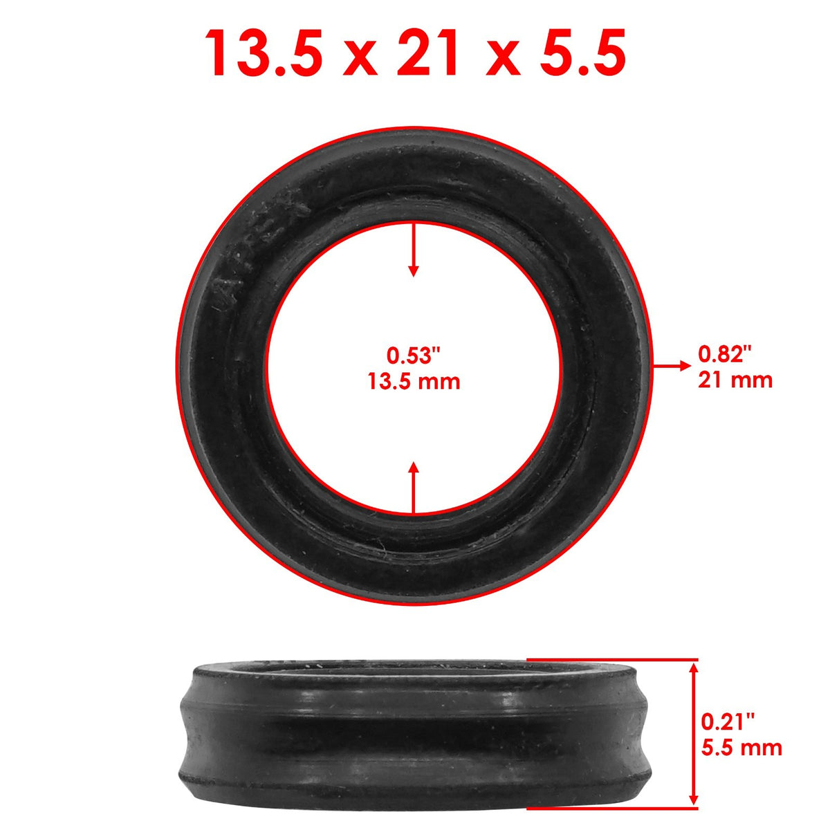 Caltric Dust Seal Front Axle Arm for Honda TRX450ER (2006–2014)