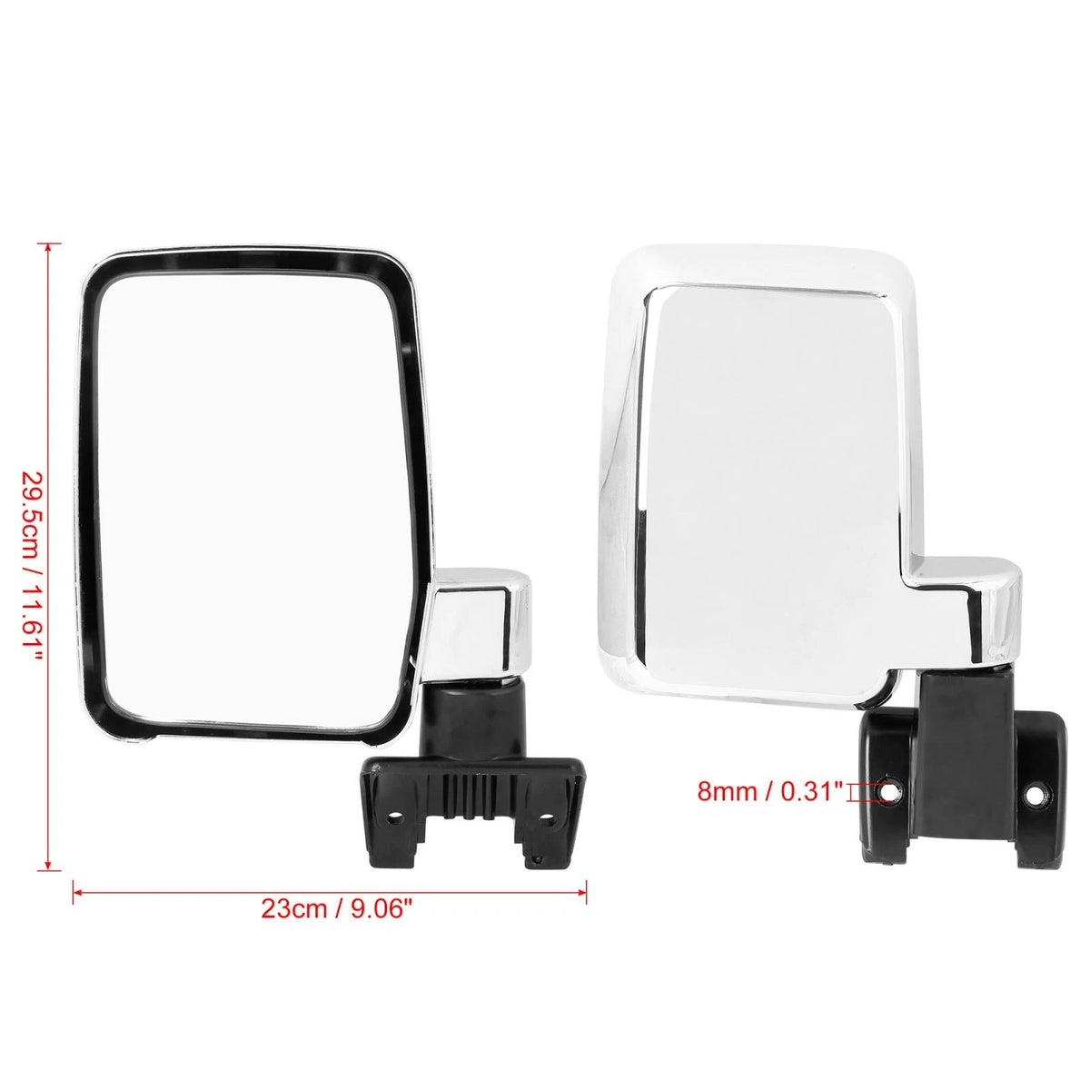 Car Rear View Side Mirror Replacement for Toyota Land Cruiser (1980–1996)
