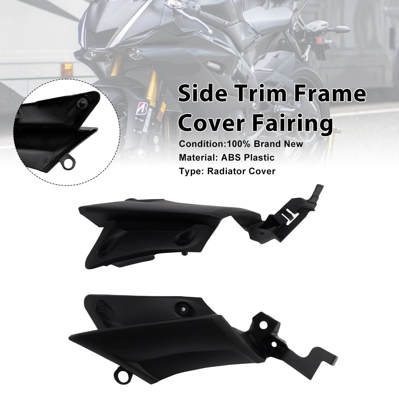 Side Trim Frame Cover for Yamaha YZF R6/R6S (2003–2009)