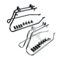 Saddlebag Conversion Brackets for Harley Softail Fatboy (1984–2017) Black/Chrome