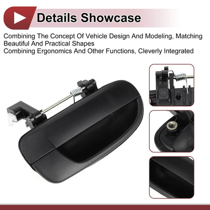 Car Exterior Door Handle for Hyundai Accent (2010–2017) No. 8265025000 Black ABS