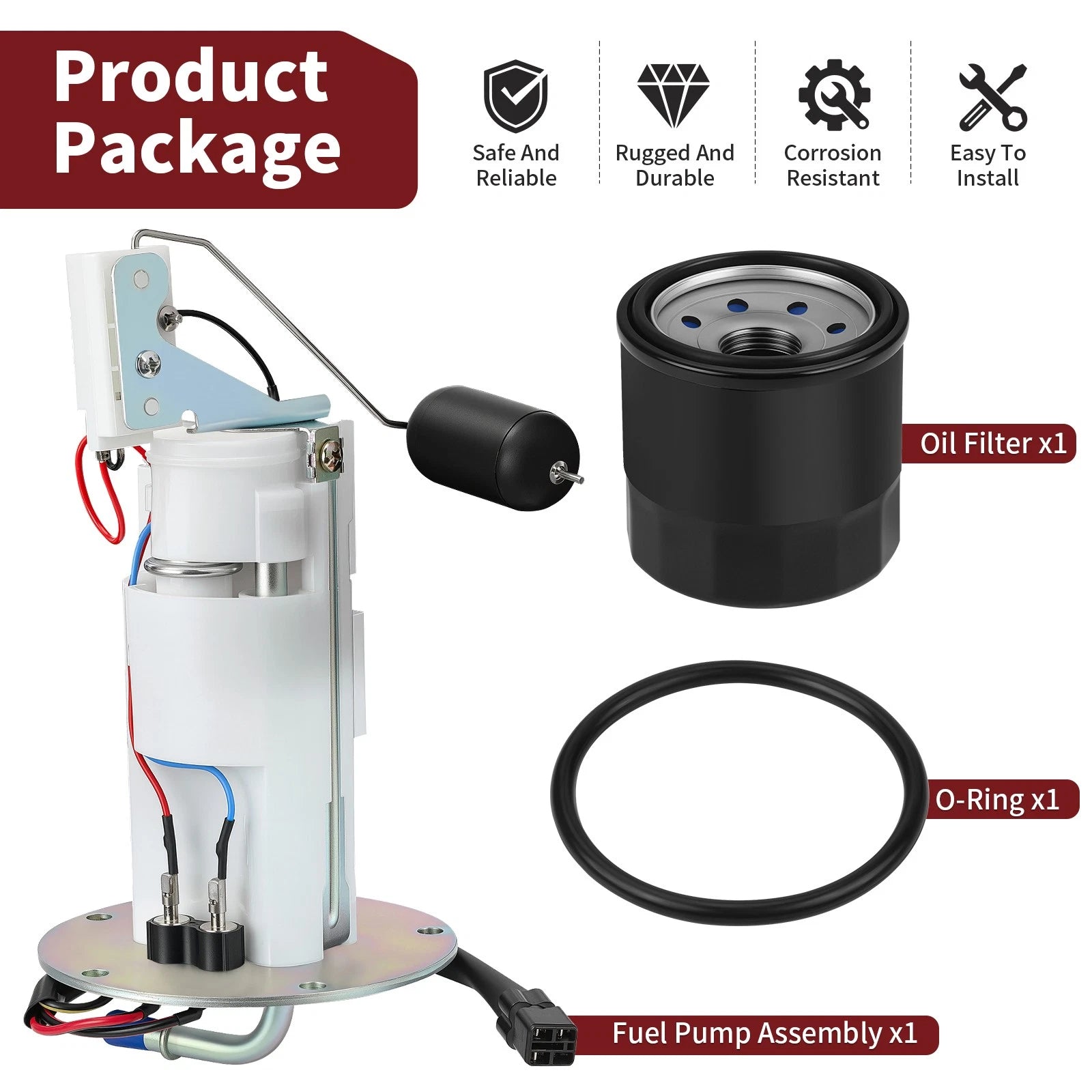 Fuel Pump Assembly for Kawasaki Ninja 1000 ZX1000G ZX1000H ABS (2011–2013)