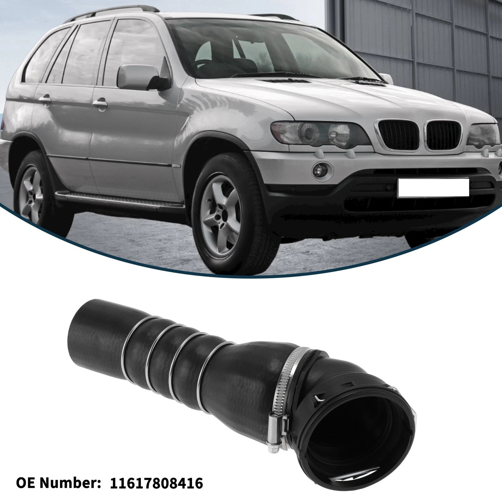 Radiator Hose for BMW 5 Series E60 (2005–2009) Intake Pipe Replacement