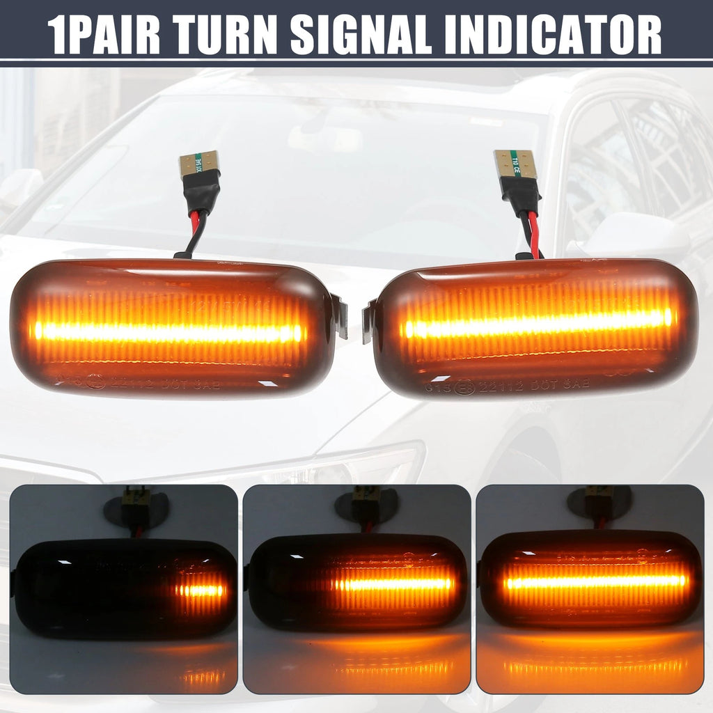 LED Side Indicator Repeater Light Pair for Audi A3 A4 A6 (2008–2015)