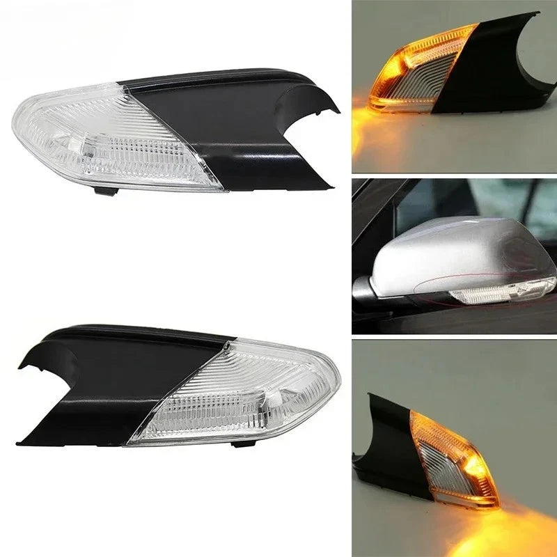 2Pcs Side Mirror Turn Signal Indicator Lights for VW Polo MK4 (2005–2009)