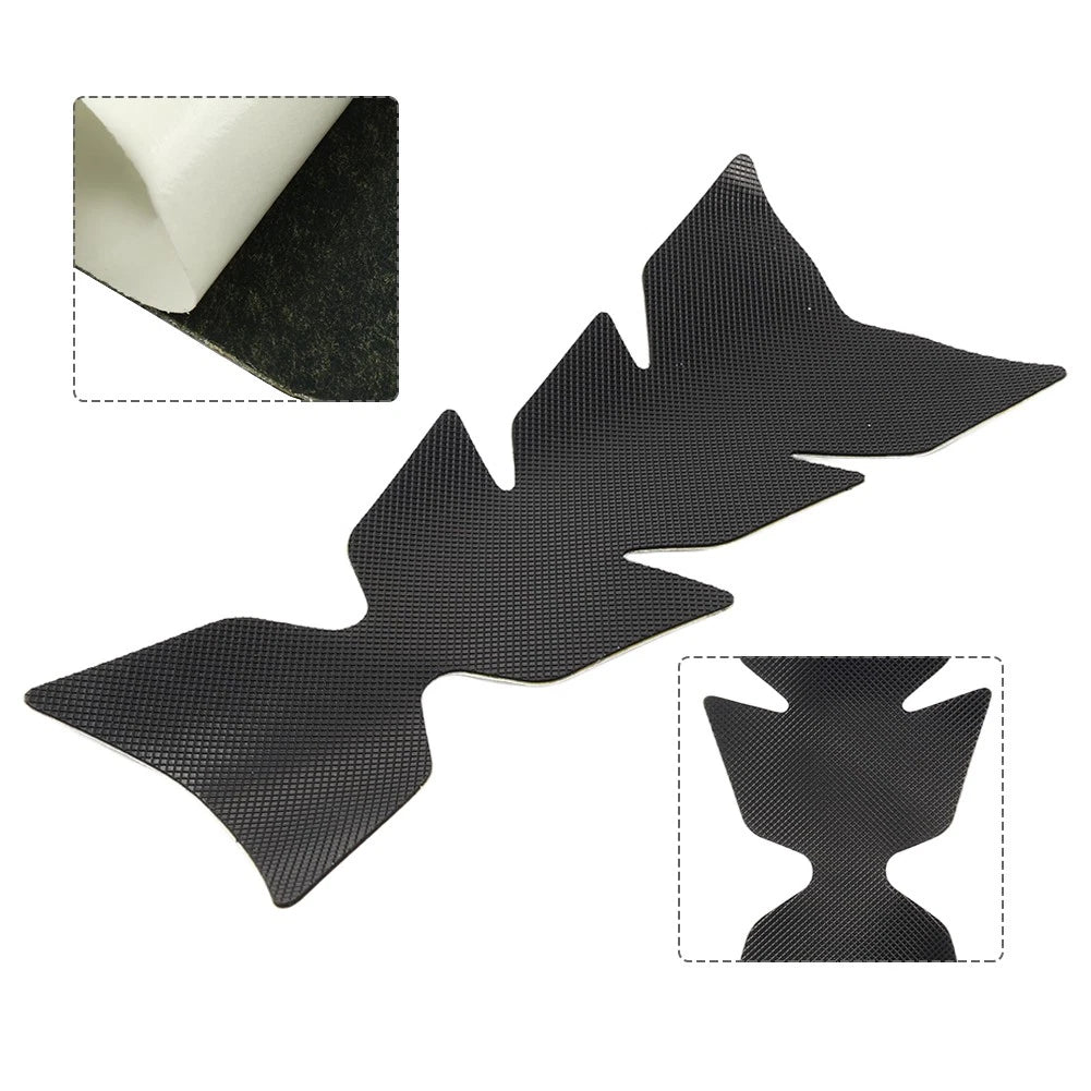 Motorcycle Universal Rubber Fuel Gas Tank Pad Protector Decal Sticker