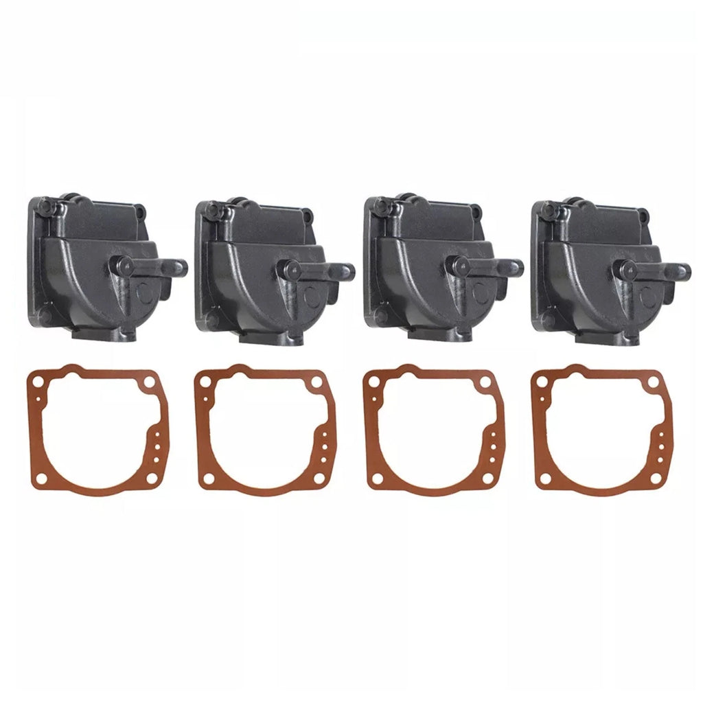 Set of 4 Carburetor Float Bowl Chamber for Johnson Evinrude 0433000 766418