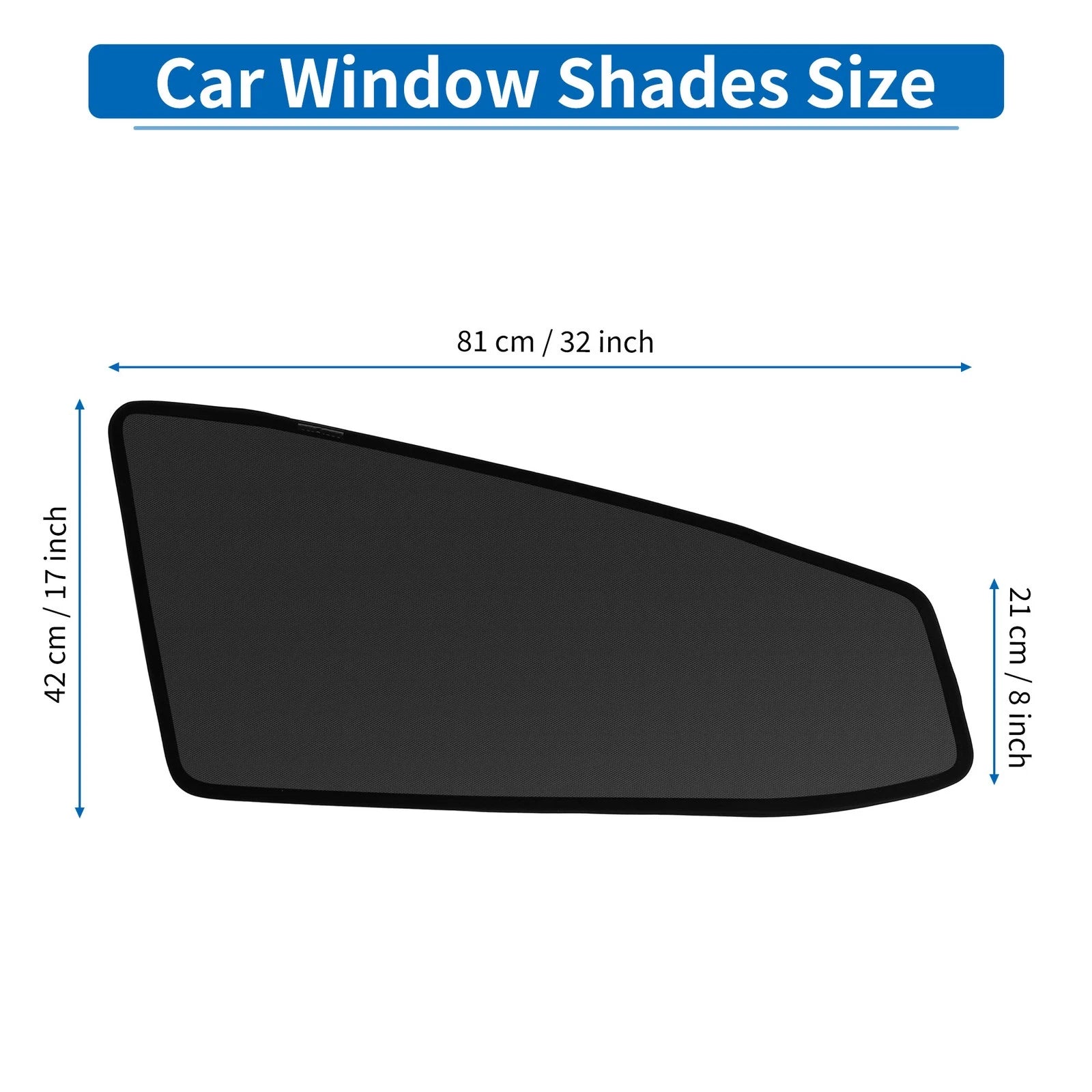 Car Window Cover for Toyota Prius Alpha Prius 40 Series Net Black (Front)