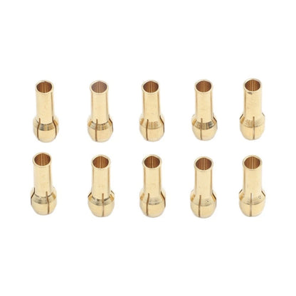 10pcs Drill Chuck Adapter for Rotary Tools 0.5-3.2mm 4.3mm Nut Fit