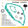Water Pump Impeller Rebuild Kit for Yamaha Rhino Kodiak Viking Grizzly (2004–2021)