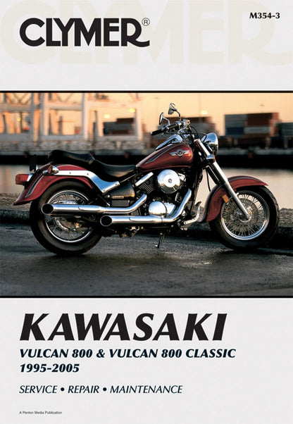 Clymer Repair Manual for Kawasaki Vulcan 800 & Classic (1995–2005)