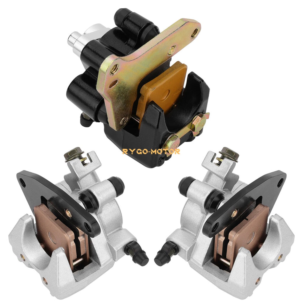 Set of 2 Front & Rear Brake Calipers W/Pads for Honda Sportrax 400 TRX400EX (1999–2004)