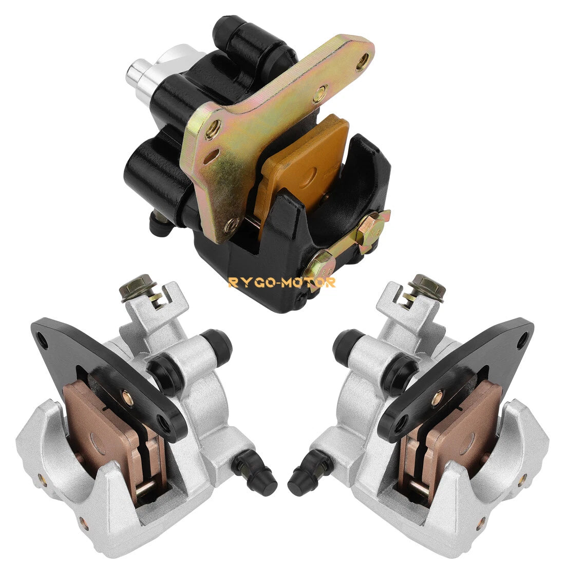 Set of 2 Front & Rear Brake Calipers W/Pads for Honda Sportrax 400 TRX400EX (1999–2004)