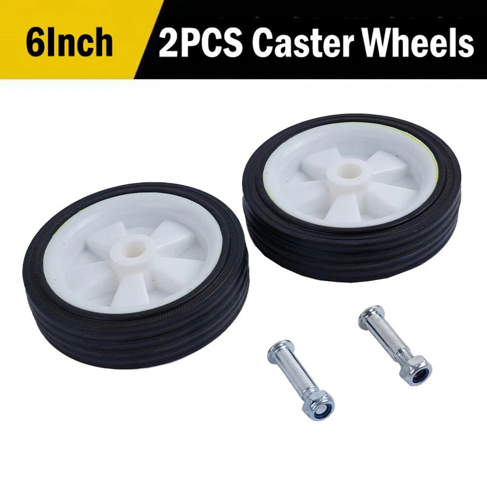 Caster Wheels for Air Compressor (5-6 In, Shock Absorption, Non-Slip)