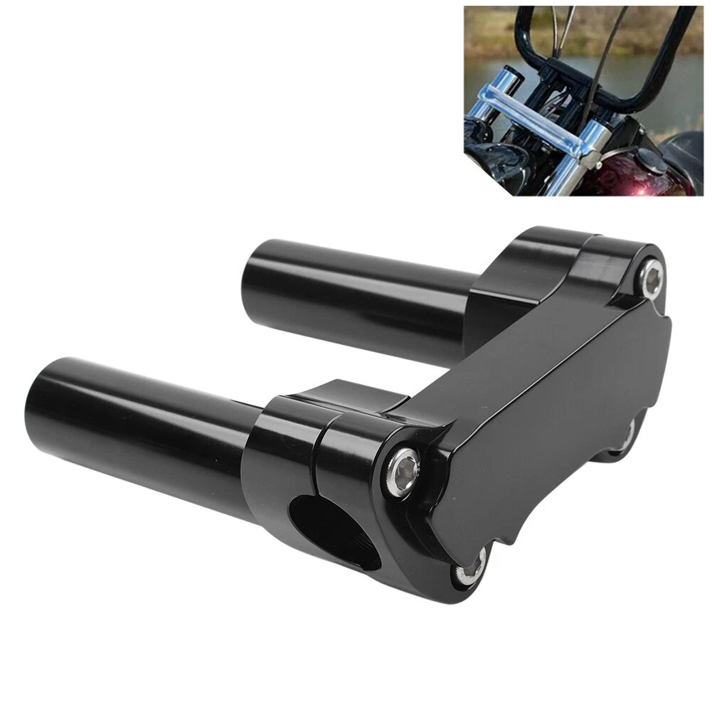 4.5" Handlebar Riser Top Clamp Mount for Harley Softail Sportster Dyna Road King