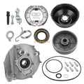 Rear Brake Drum Hub Plate Cover Shoes Kit for Honda TRX400FA/FGA (2004–2007)