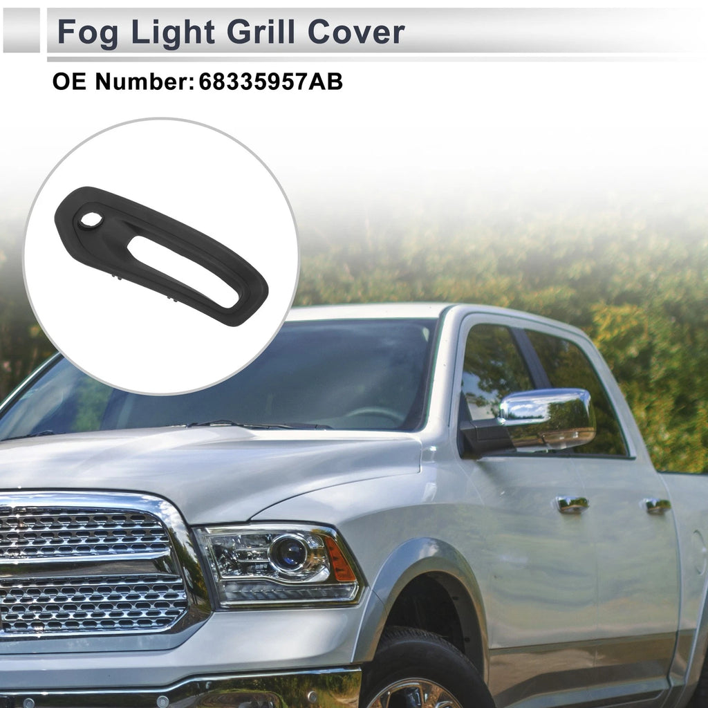Front Left Fog Light Grill Replacement for Dodge Ram 1500 (2019–2024)