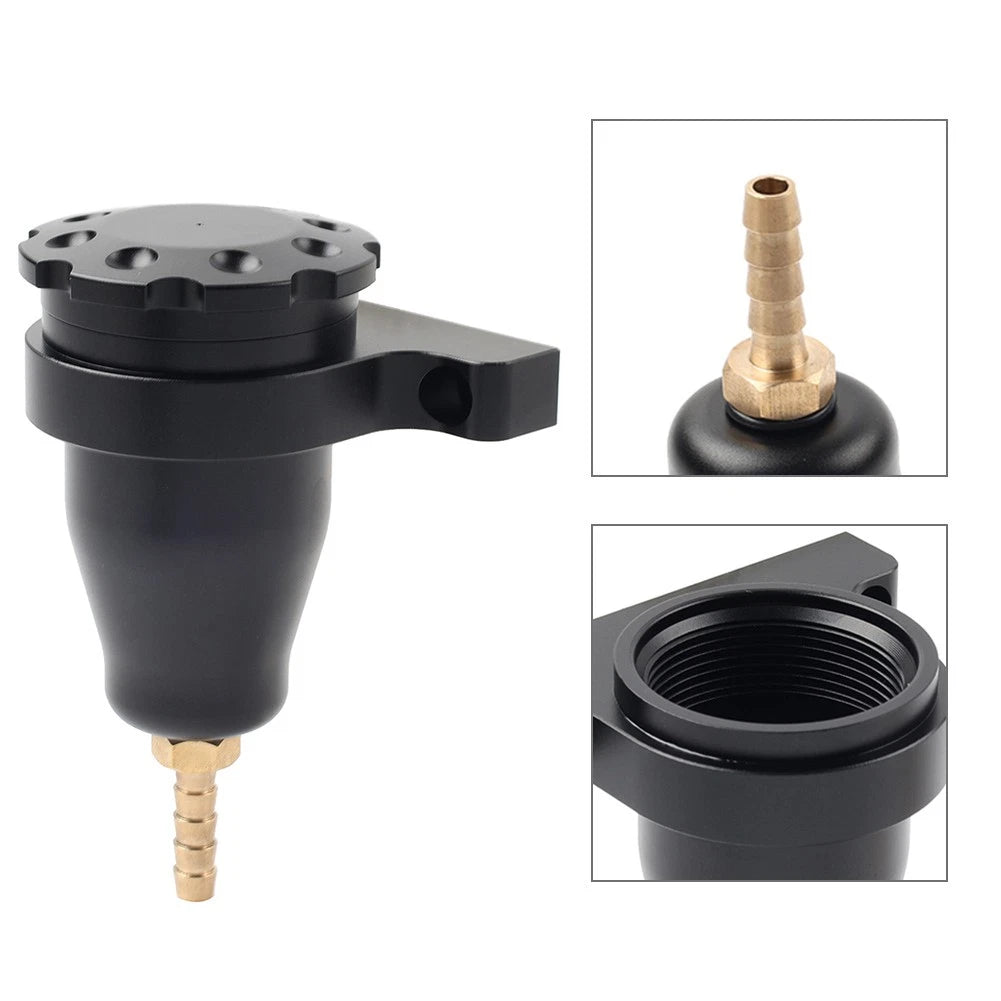 Billet Hydraulic Clutch Reservoir for Universal Application (Black)
