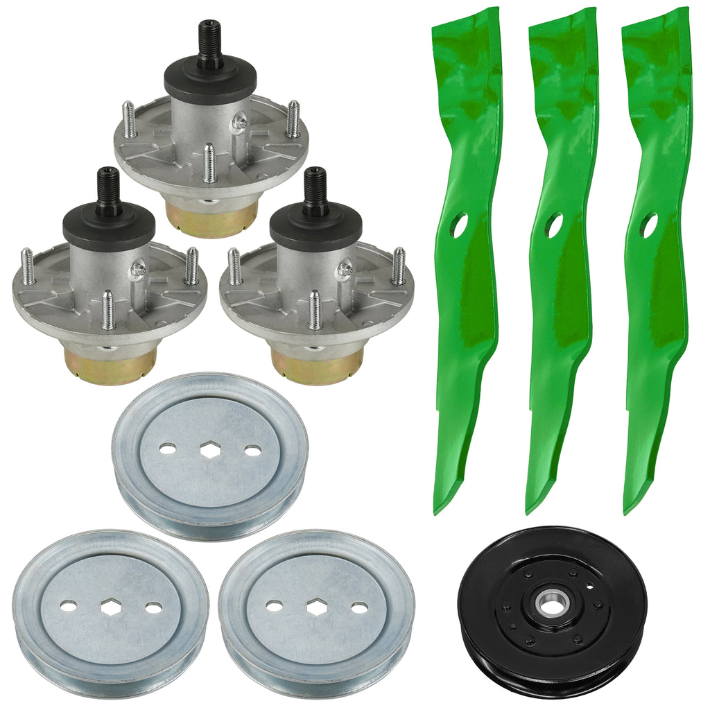 Deck Spindle and Pulley Replacement for John Deere X710 X730 (1999–2025)