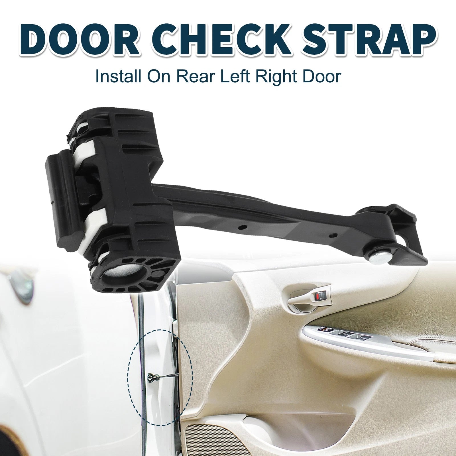 Door Check Strap Limiter Stopper Replacement for Audi Q2 (2016–2020)