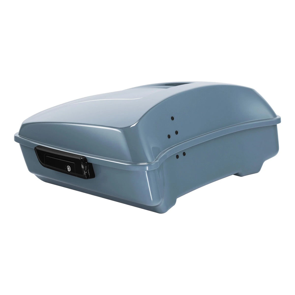 Chopped Trunk for Harley Road Street Glide (2014–2025) Sharkskin Blue Firestorm