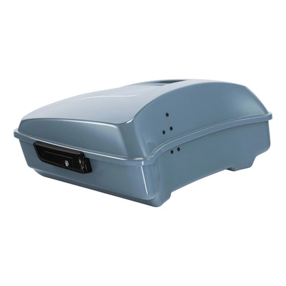Chopped Trunk for Harley Road Street Glide (2014–2025) Sharkskin Blue Firestorm