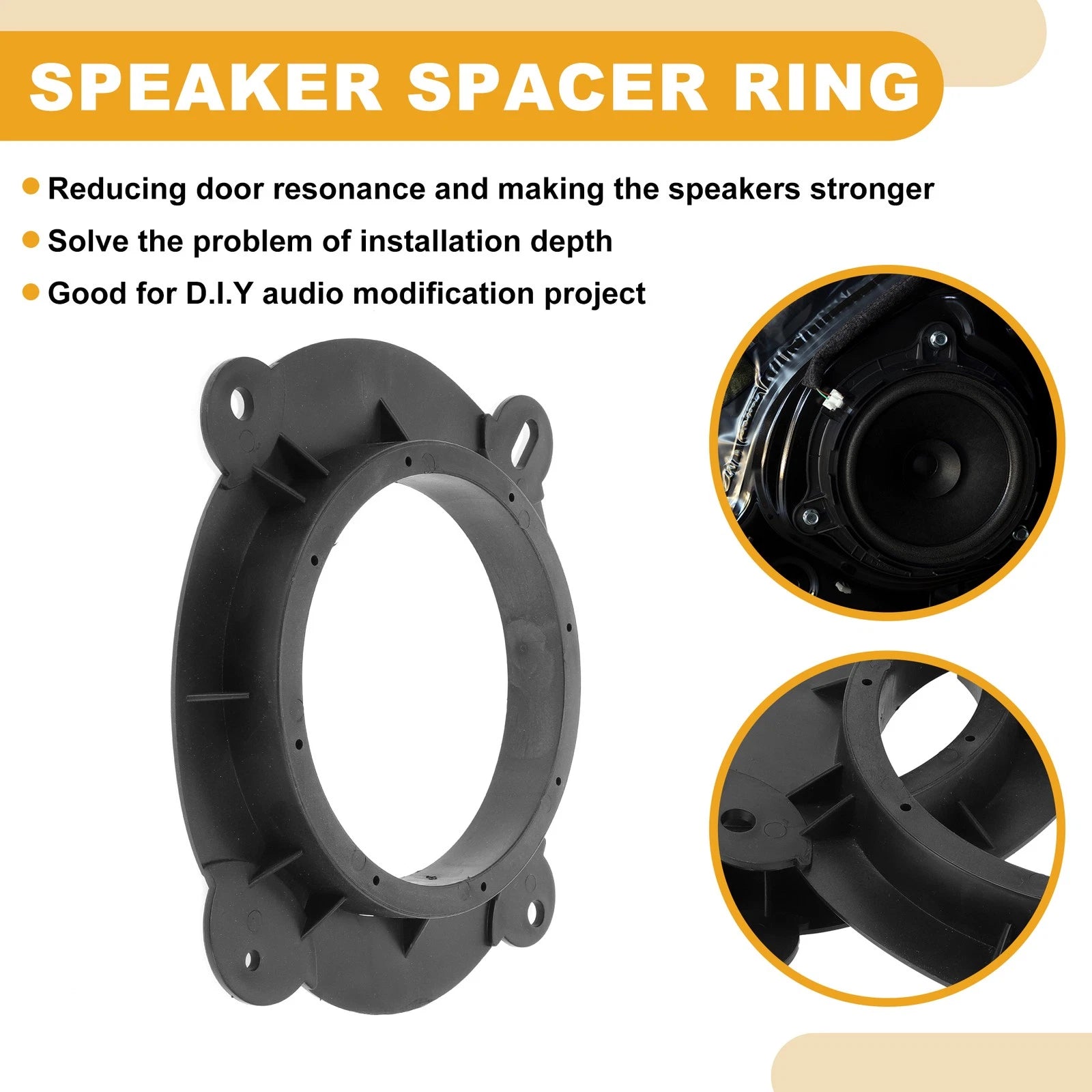 Tweeter Speaker Spacer Adapter for Toyota Avalon (2019–2023) 2 Pcs