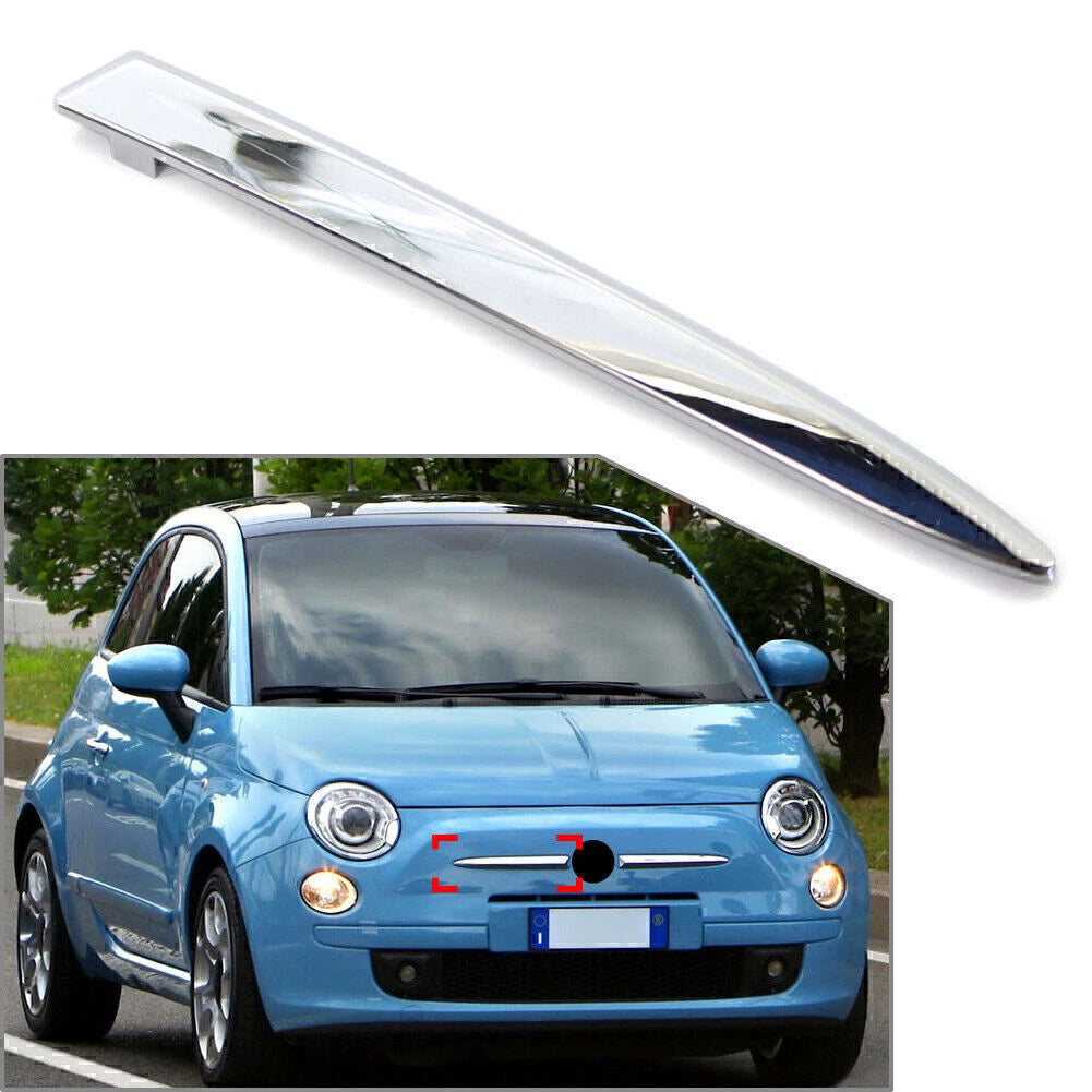 Front Right Side Bumper Upper Molding Trim for Fiat 500 (2007–2015)