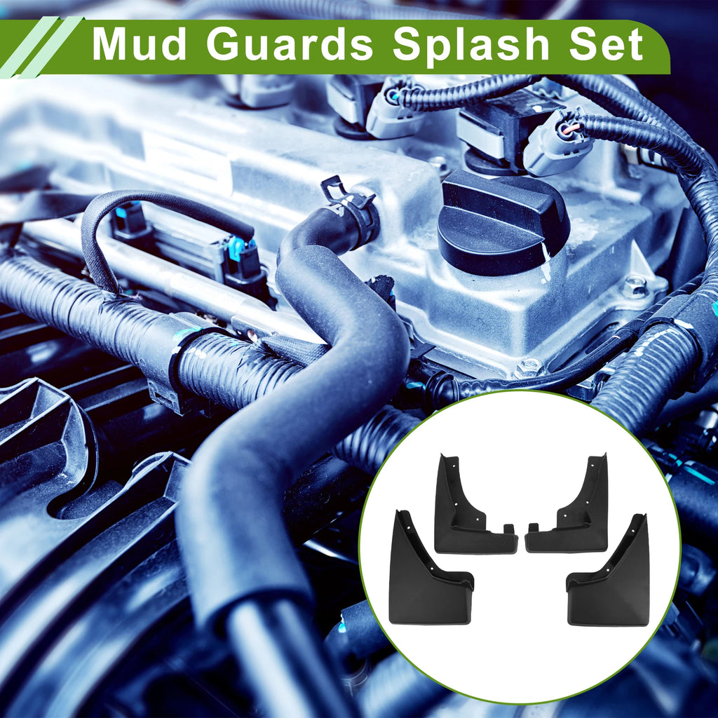 Set of 4 Mud Flaps Splash Guards for Cadillac SRX (2008–2016)