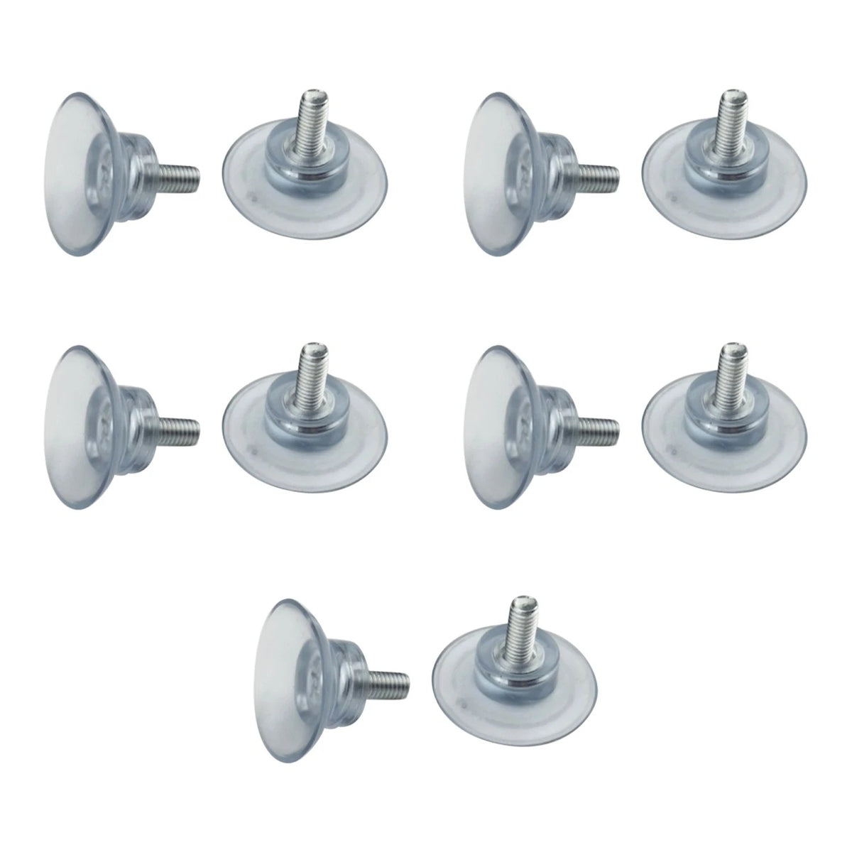 10pcs Rubber Suction Cups with M6/M8 Screws for Glass Table Top