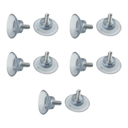 10pcs Rubber Suction Cups with M6/M8 Screws for Glass Table Top