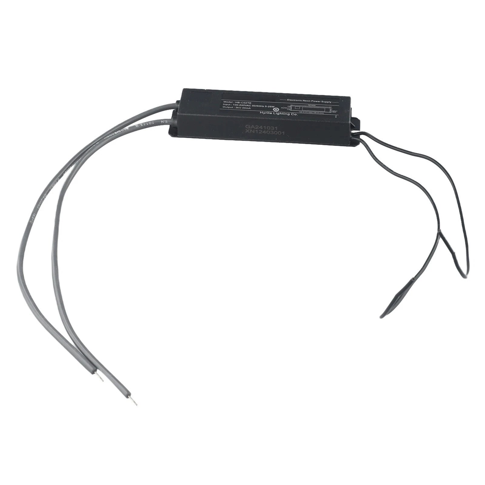 Electronic Neon Transformer 3KV 30mA for LED Sign Applications
