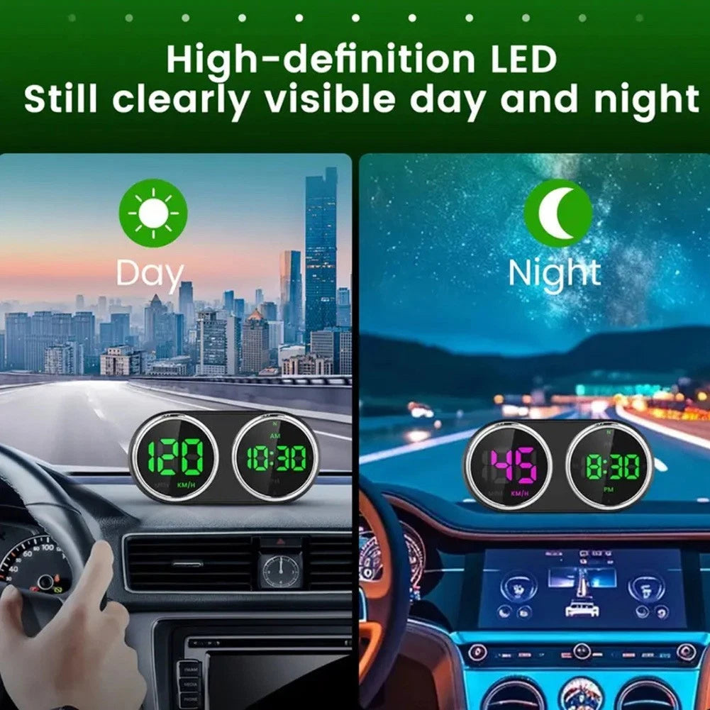 Digital Speedometer for Cars (KMH MPH Support)