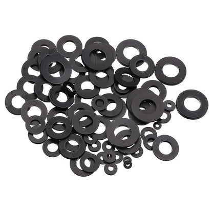500 Pcs Plastic Flat Washers for Industrial Fixings (Corrosion-Free)
