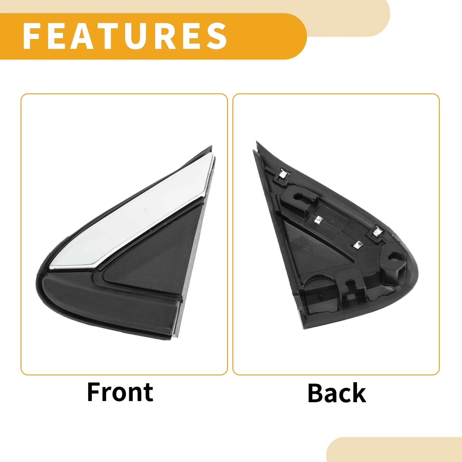 Front Left Side Pillar Corner Triangle Trim for GMC Terrain (2018–2022)