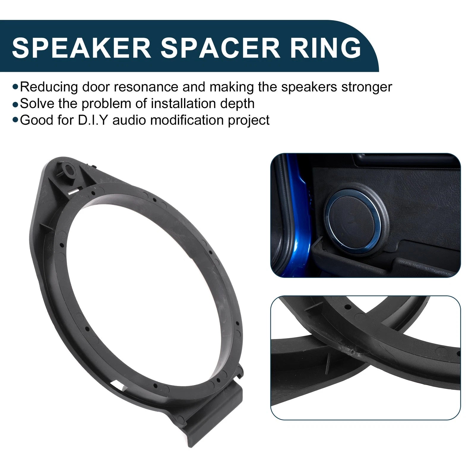 Tweeter Speaker Spacer Adapter 2 Set for Chevrolet 2006–2013